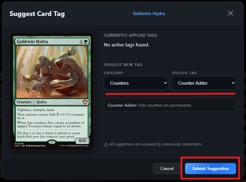 Send Suggestion
