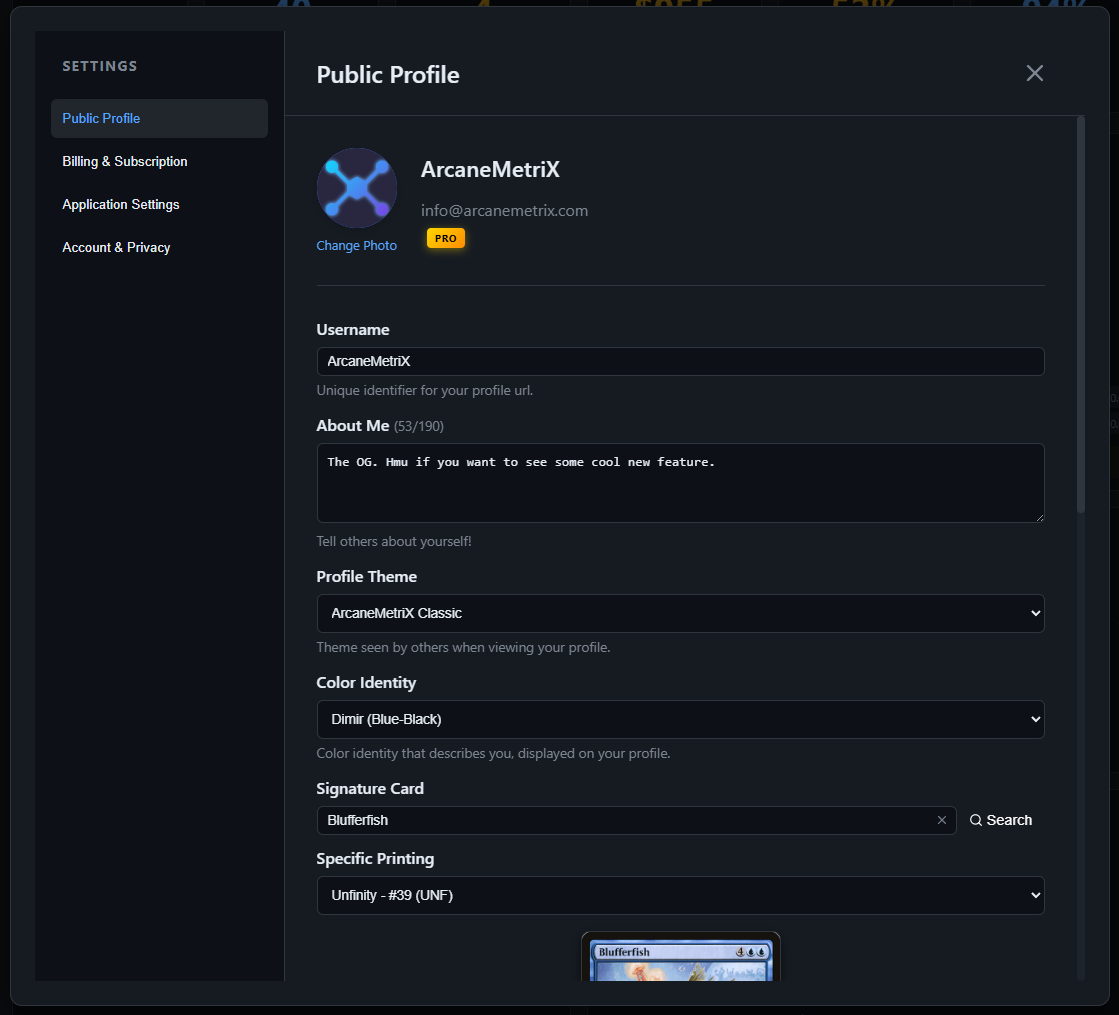 User Profile